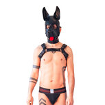 Brutus Vegan Bulldog Harnas - Zwart - Maat S/M Brutus Vegan Bulldog Harnas - Zwart - Maat S/M