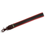 Brutus Vegan Korte Puppy Leash - Zwart/Rood