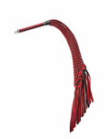 RISE - Cat O' Nine BDSM Zweep - Heavy - Zwart/Rood RISE - Cat O' Nine BDSM Zweep - Heavy - Zwart/Rood
