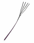 RISE - Japanse Bull Whip - 90 cm - Zwart/Paars RISE - Japanse Bull Whip - 90 cm - Zwart/Paars
