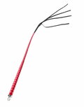 RISE - Japanse Bull Whip - 90 cm - Roze/Rood RISE - Japanse Bull Whip - 90 cm - Roze/Rood
