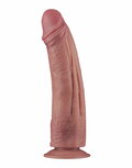 LoveToy - Power Cock - 26,5 cm - Vibrerende Dildo - Dual Density - Lichte Huidskleur LoveToy - Power Cock - 26,5 cm - Vibrerende Dildo - Dual Density - Lichte Huidskleur