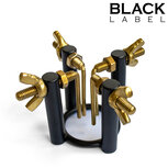 Black Label - 4-Way Urethrale Stretcher - Zwart/Goud Black Label - 4-Way Urethrale Stretcher - Zwart/Goud