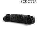 SODORRA - Shibari Bondagetouw - Zwart - 10 meter