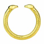 Kiotos - Eikel Ring - Glans Ring - Snake - Goud Kiotos - Eikel Ring - Glans Ring - Snake - Goud