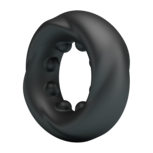 Crazy Bull - Daquez - Super Soft Siliconen ring - Model 4 - Zwart Crazy Bull - Daquez - Super Soft Siliconen ring - Model 4 - Zwart