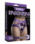 LoveToy - Ingen - Violet Strap-on Slipje - Maat M/L - Paars
