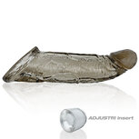 Oxballs - Coach - Penis Sleeve - Siliconen/TPR - Rookgrijs Oxballs - Coach - Penis Sleeve - Siliconen/TPR - Rookgrijs