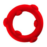 Oxballs - Spinner - Siliconen Cockring - Rood