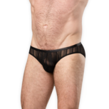 Amorable - Transparante Herenslip - One Size - Zwart