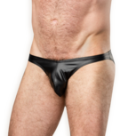 Amorable - Wetlook Herenslip - One Size - Zwart