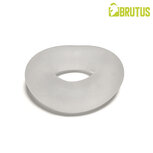 BRUTUS ICE - Silasoft Ergo Cockring - Transparant