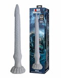 Power Monsters - Basilisk - Taps Toelopende Fantasie Dildo - Grijs
