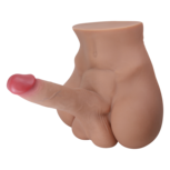 Crazy Bull - Rhyne - Masturbator met Buigzame Dildo - Lichte Huidskleur