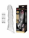 Pretty Love - Verlengende Penis Sleeve - 28 cm - Transparant