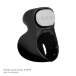 Rimba Electro Play - E-Stim Penis Head Stimulator - Bi-Polair - Zwart