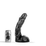 All Black - XXL Dildo - 27.5 x 6 cm - Zwart