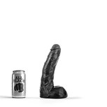 All Black - Realistische Dildo - 22 x 5,4 cm - Zwart