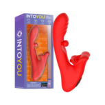 IY - Franky - Knabbelende Vibrator met Roterende Bal - Met App Control - Rood
