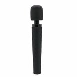 Pixey Deluxe - Black Velvet - Wand Vibrator - Medium - Large