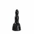 Dark Crystal - Anaal Dildo Met Extra Zware Voet - 3.6 x 17 cm no. 59 - Zwart_