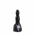 Dark Crystal - Anaal Dildo Met Extra Zware Voet - 3.6 x 17 cm no. 59 - Zwart_