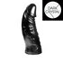 Dark Crystal - XXL Dildo 38,5 x 12 cm - Zwart_