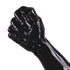 Dark Crystal Fisting Dildo met extra zware voet 38 x 10,9 cm - zwart_