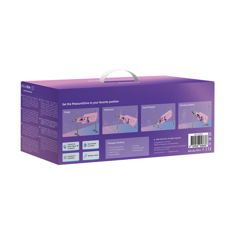 Kiiroo - PleasureDrive - Interactieve Webcam Neukmachine - Roze