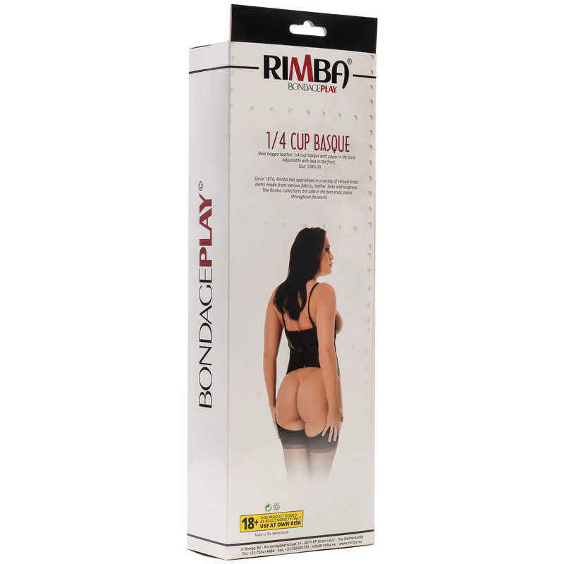 Rimba - Leren Corset Met Open Cups