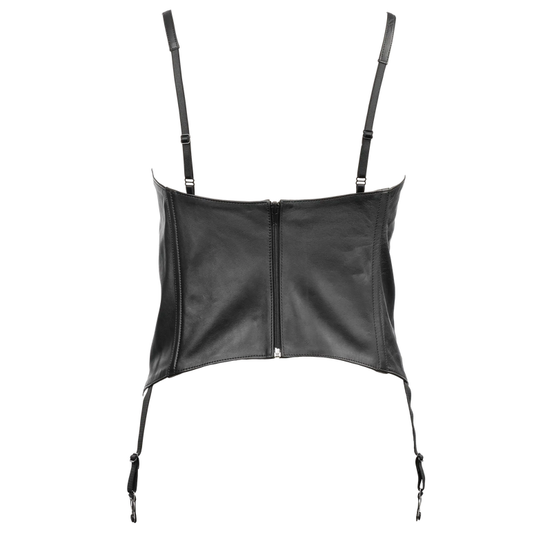 Rimba - Leren Corset Met Open Cups