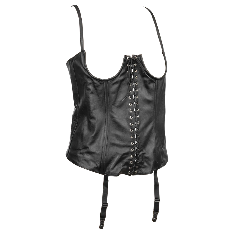 Rimba - Leren Corset Met Open Cups