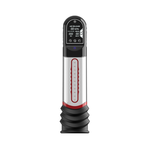 Peak Performa - ISP 90 - Penispomp met Infrarood Licht - Bevordert Groei - Zwart/Rood