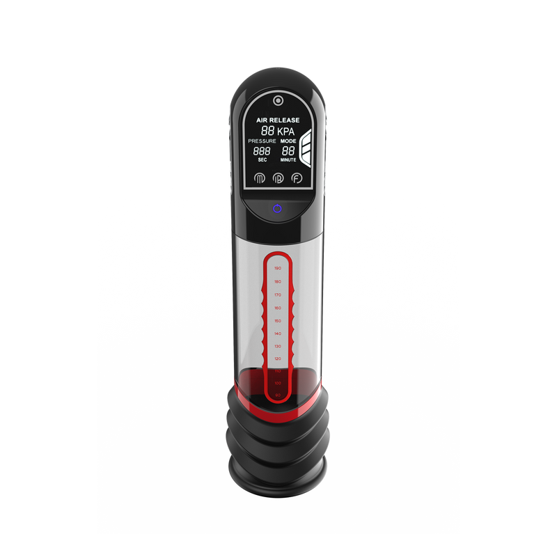 Peak Performa - ISP 90 - Penispomp met Infrarood Licht - Bevordert Groei - Zwart/Rood