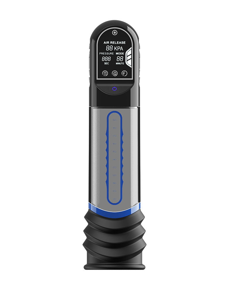 Peak Performa - ISP 90 - Penispomp met Infrarood Licht - Bevordert Groei - Zwart/Blauw