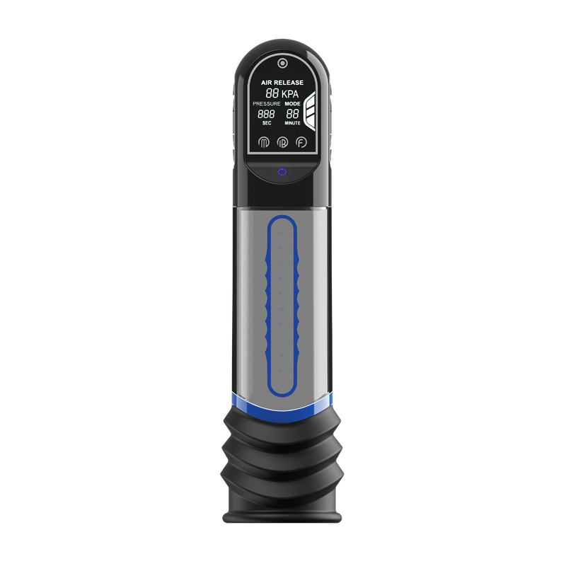 Peak Performa - ISP 90 - Penispomp met Infrarood Licht - Bevordert Groei - Zwart/Blauw