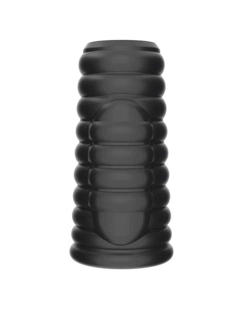 LoveToy - Wave Knights Ring - Vibrerende Penis Sleeve - Ø 3,7 cm - Zwart