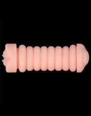 LoveToy - Virgin-Skin Blowout - Dubbelzijdige Stroker Masturbator - Vagina en Mond - Lichte Huidskleur