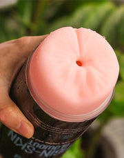 LoveToy - Virgin-Skin Blowout - Dubbelzijdige Stroker Masturbator - Vagina en Anus - Lichte Huidskleur