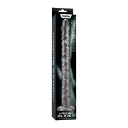 LoveToy - Vibrax Slider - Lange Vibrerende Anaal Dildo - 40,5 cm - Zilver