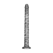 LoveToy - Vibrax Slider - Lange Vibrerende Anaal Dildo - 40,5 cm - Zilver