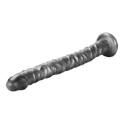LoveToy - Vibrax Slider - Lange Vibrerende Anaal Dildo - 40,5 cm - Zilver