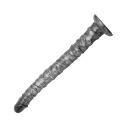 LoveToy - Vibrax Slider - Lange Vibrerende Anaal Dildo - 40,5 cm - Zilver