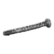 LoveToy - Vibrax Slider - Lange Vibrerende Anaal Dildo - 40,5 cm - Zilver