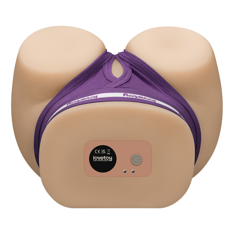 LoveToy Dual Motor Masturbator - Vagina & Anus - 7 Vibratiestanden