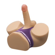 LoveToy - Streetgirl's 17 Masturbator met Buigbare Dildo - Beige