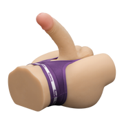 LoveToy - Streetgirl's 14 Masturbator met Buigbare Dildo - Beige