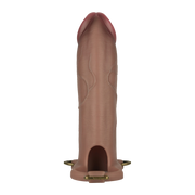 LoveToy - Ingen - Holle Strap-on met Siliconen Staaf – 25 cm - Lichte huidskleur
