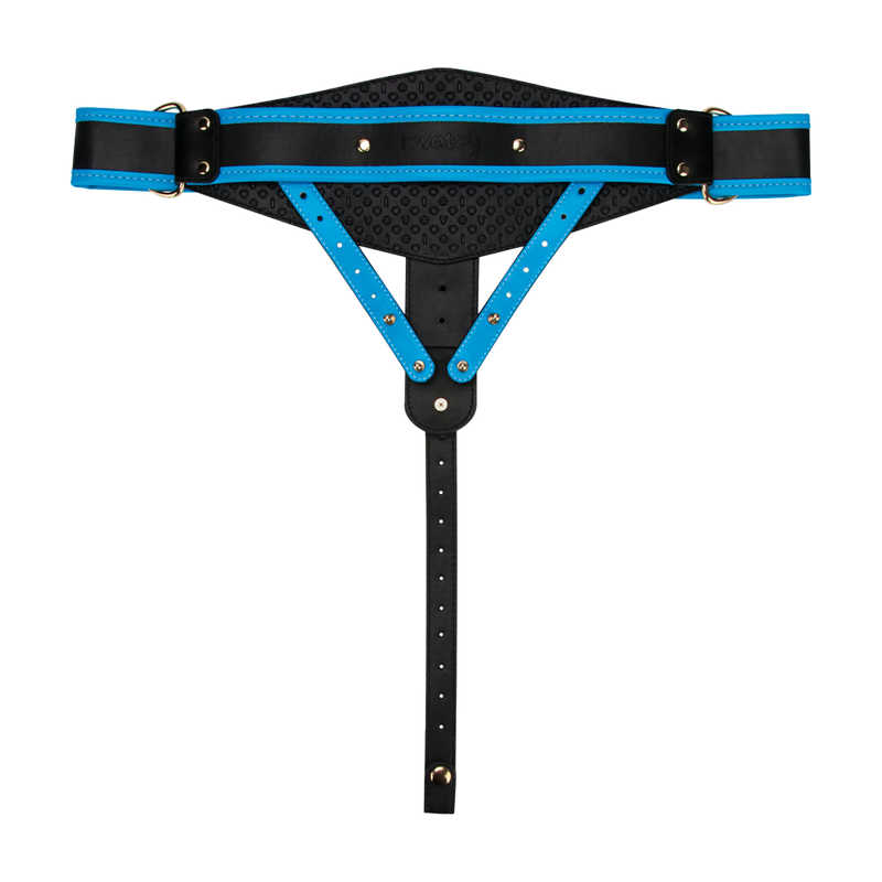 LoveToy - Ingen - Holle Strap-on met Siliconen Staaf – 23 cm - Lichte huidskleur-Erotiekvoordeel.nl