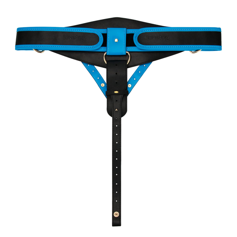 LoveToy - Ingen - Holle Strap-on met Siliconen Staaf – 23 cm - Lichte huidskleur-Erotiekvoordeel.nl